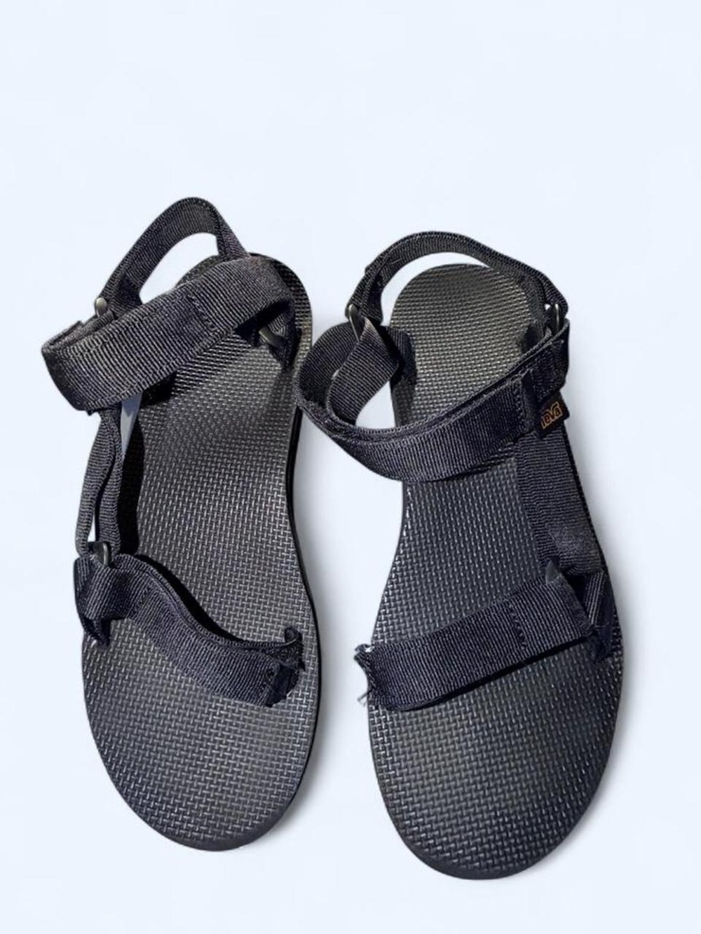 Teva Black Strappy Outdoor Sandals for Women
